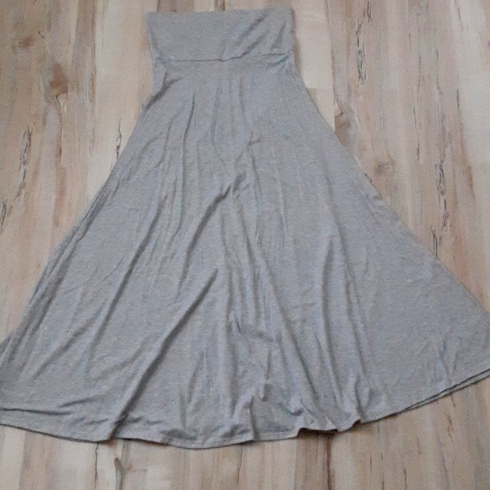 LULAROE Gray, ankle-length skirt. Size small.
